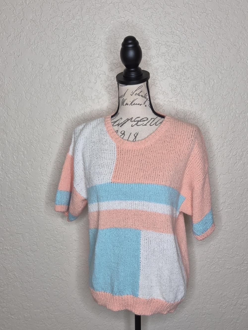 Retro‎ Multicolored Colorblock Sweater